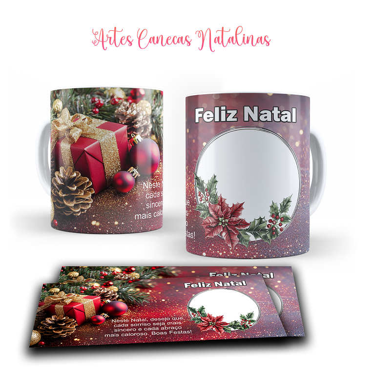 Arquivo Combo 46 Artes Canecas Natalinas 4