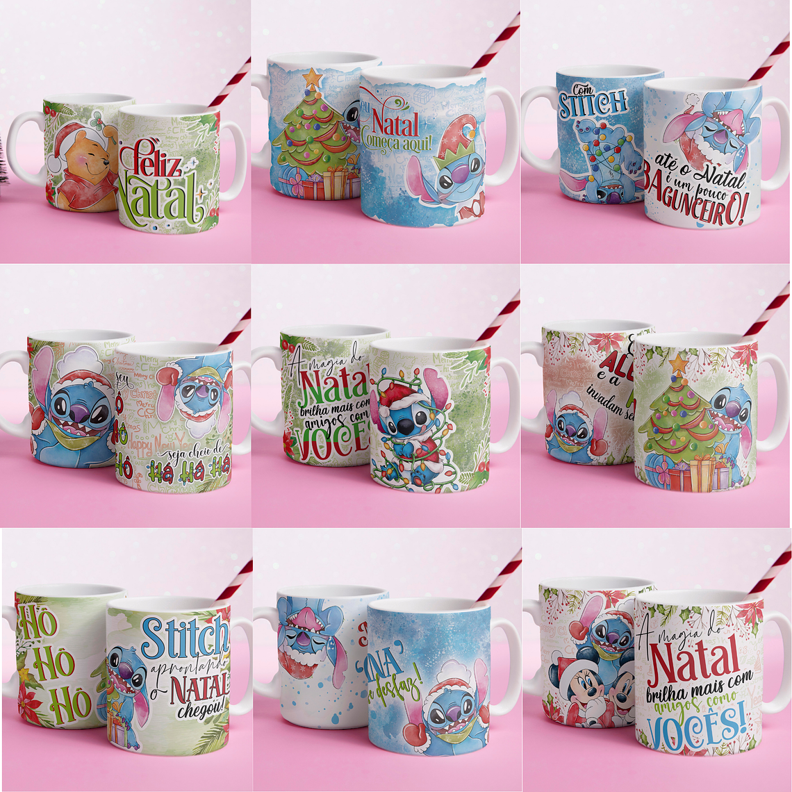 Arquivo 21 Artes Natal Disney e Seus Amigos - Canecas 2