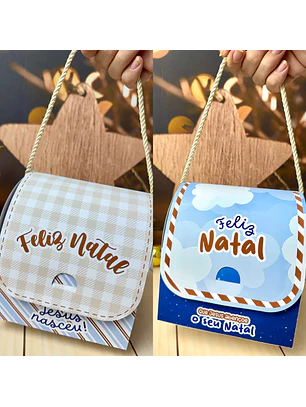 Arquivo Natal Caixa para Panetone Grande