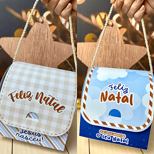 Arquivo Natal Caixa para Panetone Grande