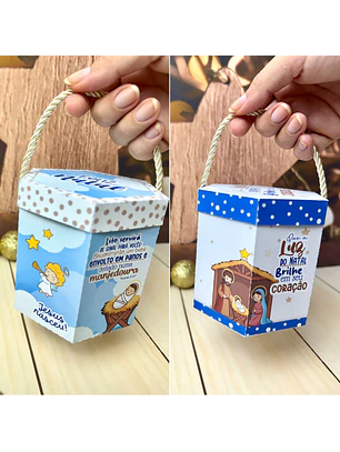 Arquivo Natal Caixa Sextavada para Panetone P