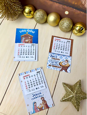 Calendários Imã de Geladeira