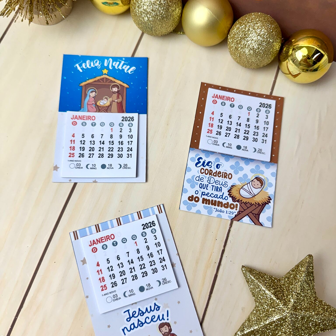 Calendários Imã de Geladeira 1