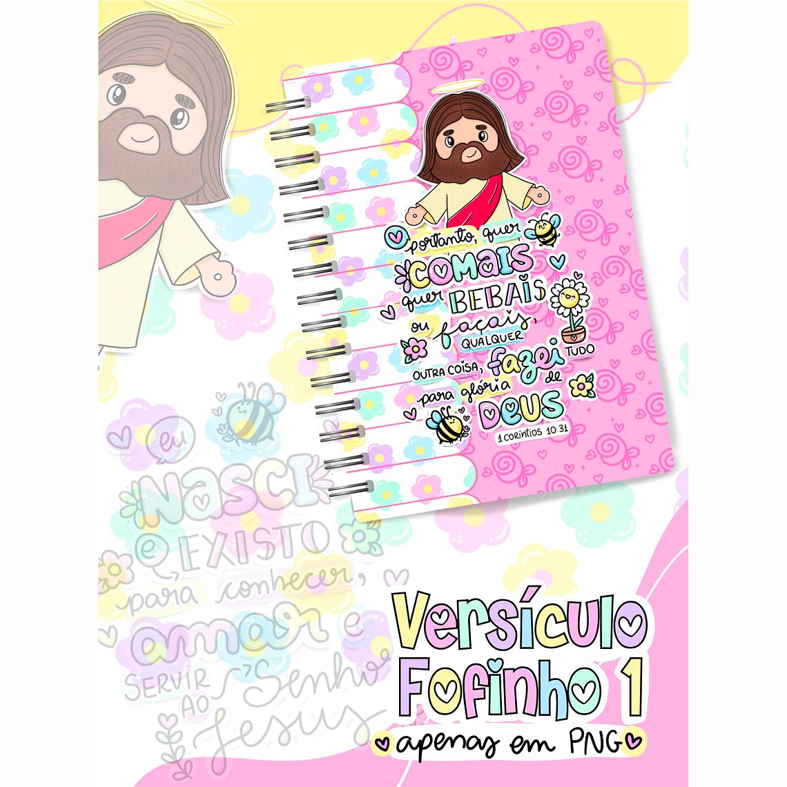 Arquivo Capa Agenda A5 Versículo Fofinho 1