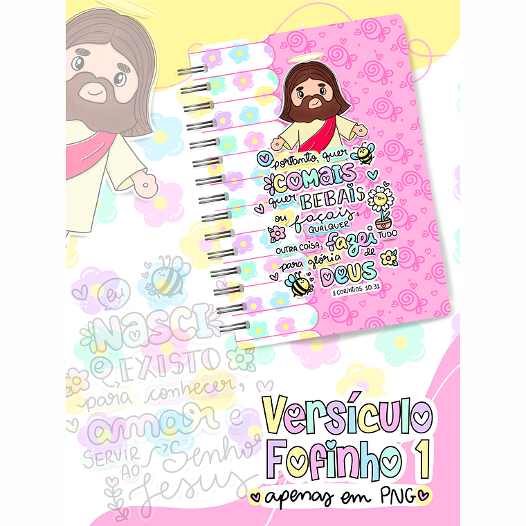 Arquivo Capa Agenda A5 Versículo Fofinho 1