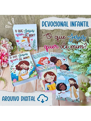 Arquivo Devocional Com Card O Que Jesus Quer de Mim