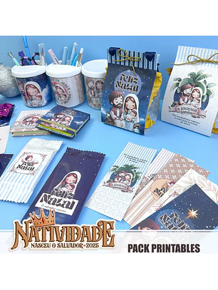 Arquivo Natal Natividade Pack Printables