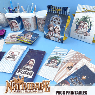 Arquivo Natal Natividade Pack Printables