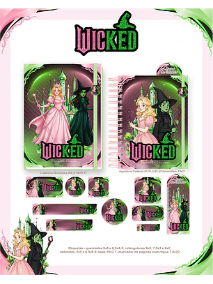 Arquivo Encadernação Escolar 2026 - Wicked