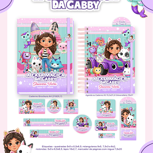 Arquivo Encadernação Escolar 2026 - A casa Mágica da Gaby