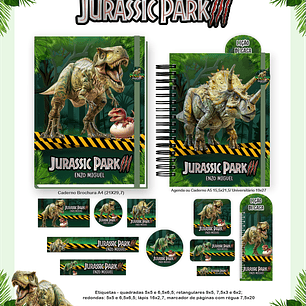 Arquivo Encadernação Escolar 2026  - Jurassic Park