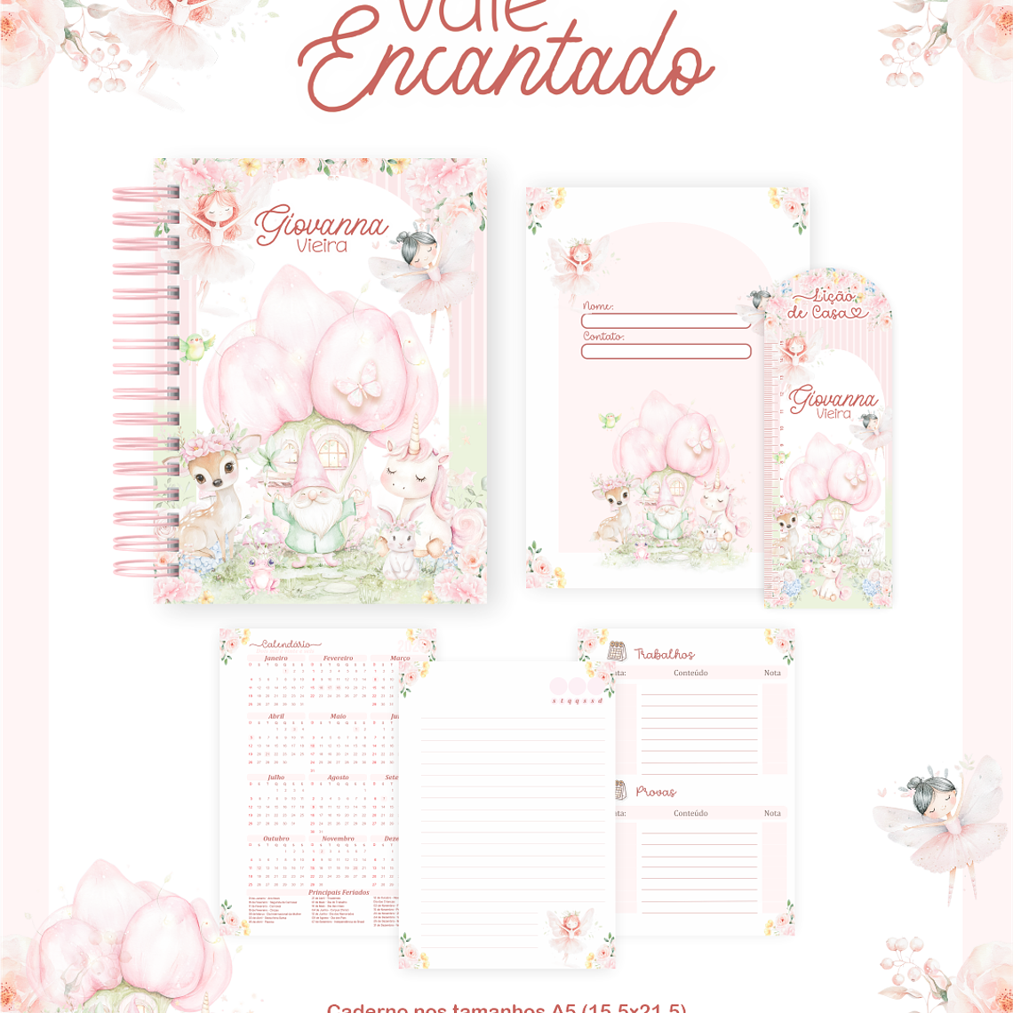 Arquivo Encadernação Escolar 2026  - Vale Encantado 4