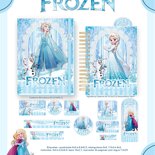 Arquivo Encadernação Escolar 2026  - Frozen