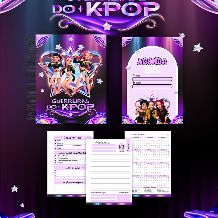 Arquivo Escolar Guerreiras do K-Pop 5
