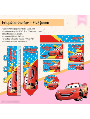 ETIQUETA ESCOLAR - ME QUEEN 