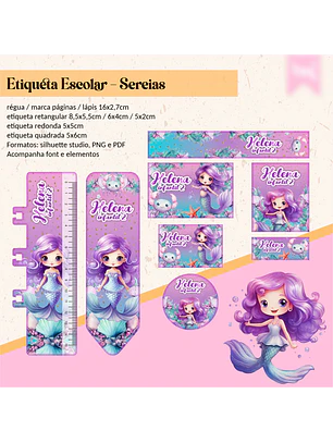 ETIQUETA ESCOLAR - SEREIAS 
