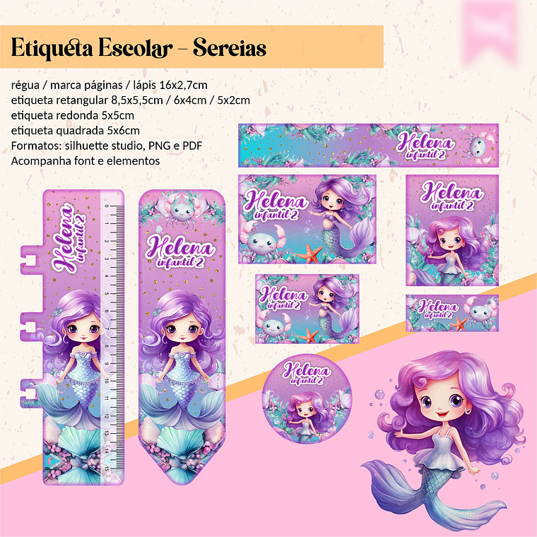 ETIQUETA ESCOLAR - SEREIAS  1