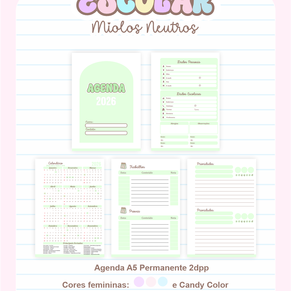  Combo Miolos Neutros - Escolar 1.0 2026 (Pamella) 3