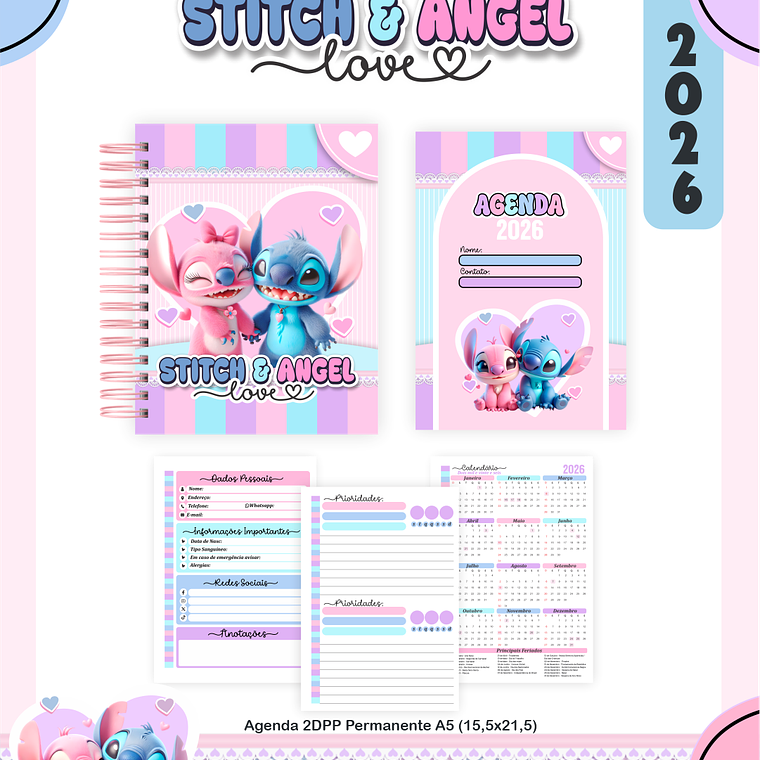ARQUIVO ESCOLAR STITCH E ANGEL 2026 - PAMELLA 2