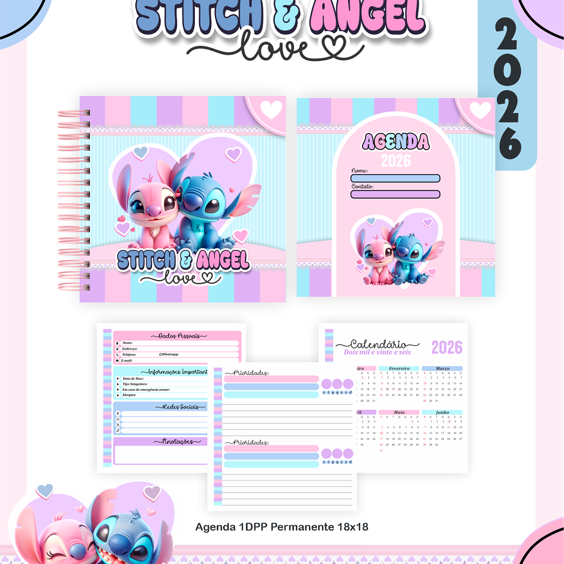 ARQUIVO ESCOLAR STITCH E ANGEL 2026 - PAMELLA 8