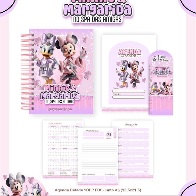 Arquivo Combo Escolar Minnie e Margarida 2