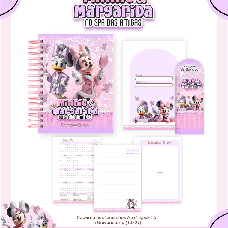 Arquivo Combo Escolar Minnie e Margarida 3