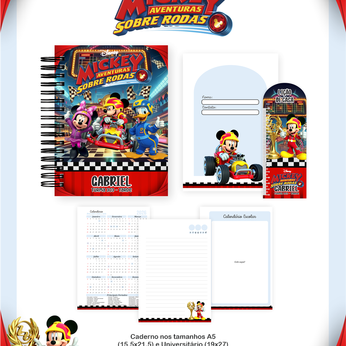 Arquivo Combo Escolar Mickey Sobre Rodas 2