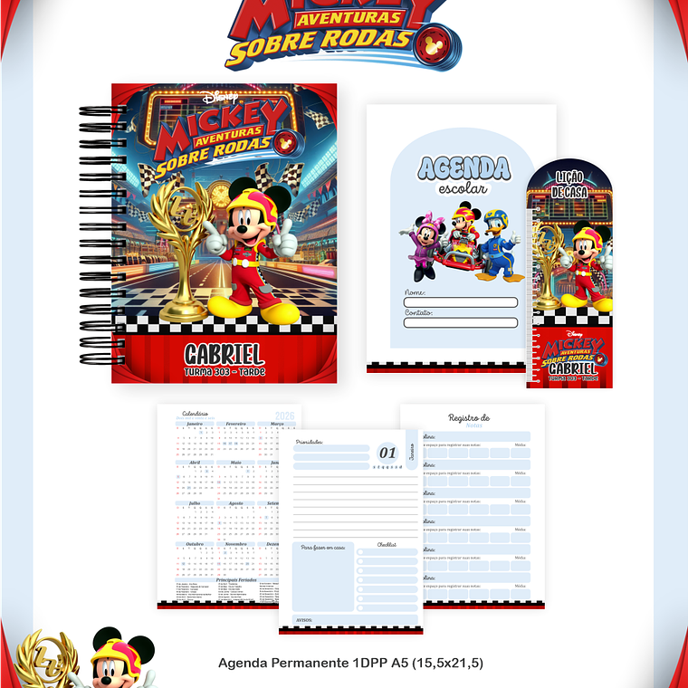 Arquivo Combo Escolar Mickey Sobre Rodas 3