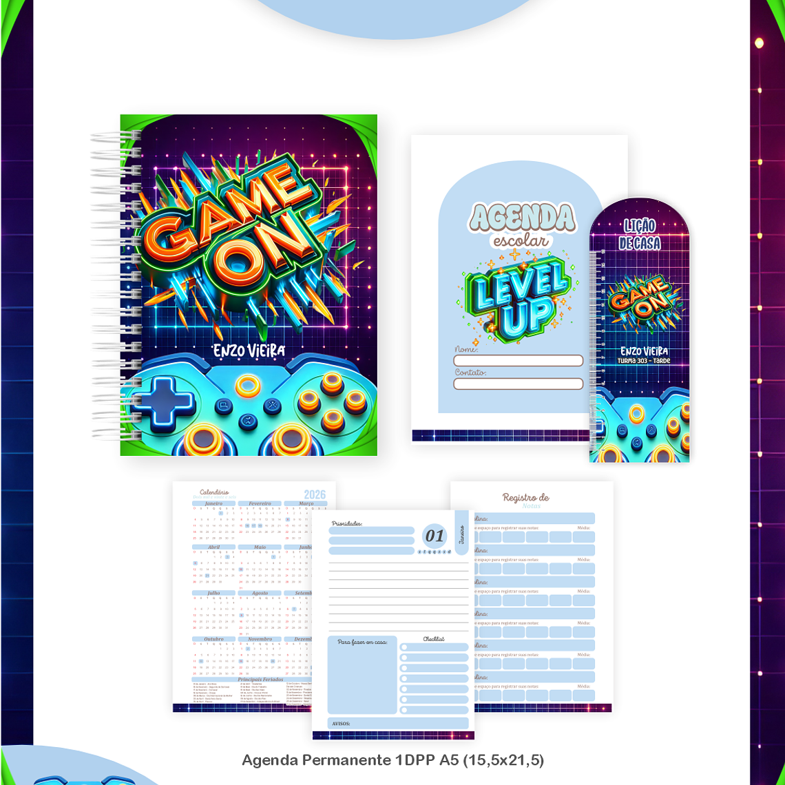 Arquivo Combo Escolar Gamer 2