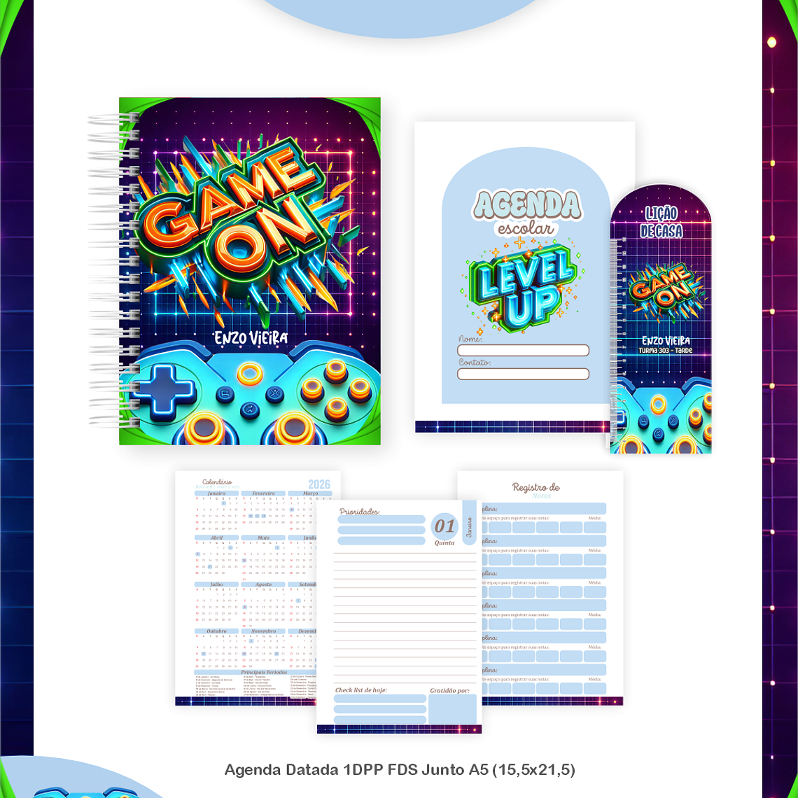 Arquivo Combo Escolar Gamer 3
