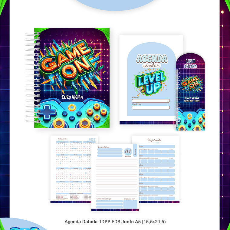 Arquivo Combo Escolar Gamer 3
