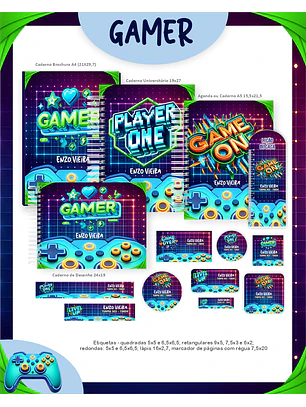 Arquivo Combo Escolar Gamer