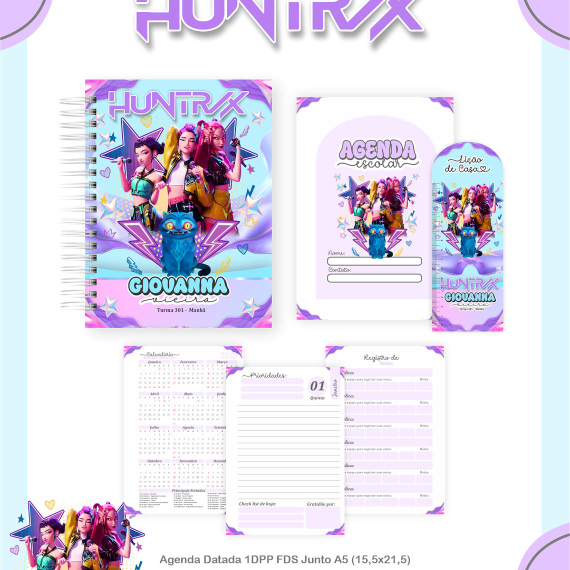 Arquivo Combo Escolar Huntrix 4