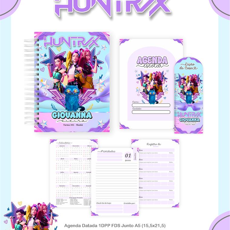 Arquivo Combo Escolar Huntrix 4