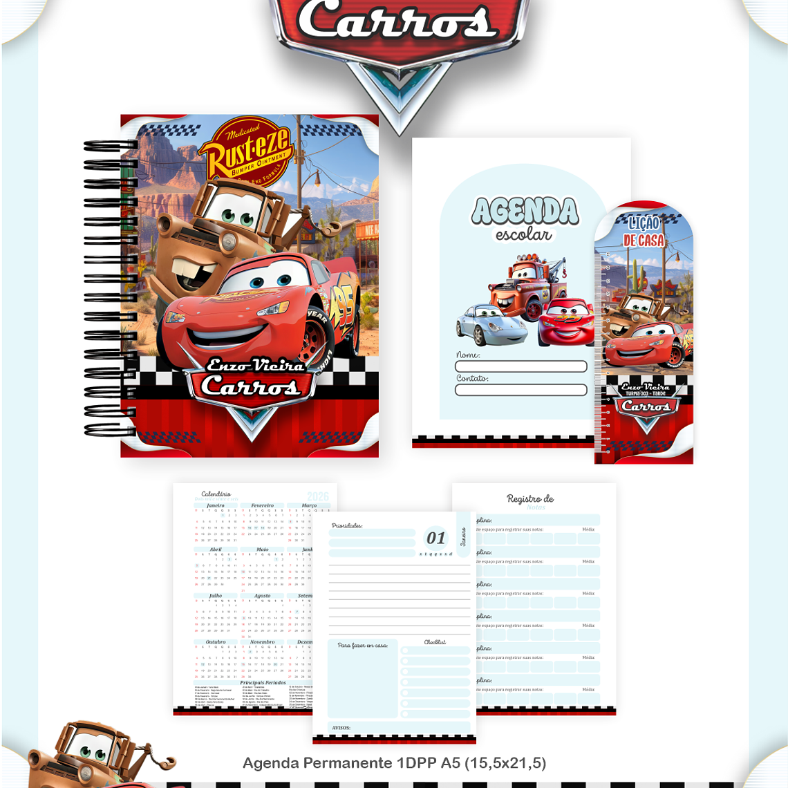 Arquivo Combo Escolar Carros 3