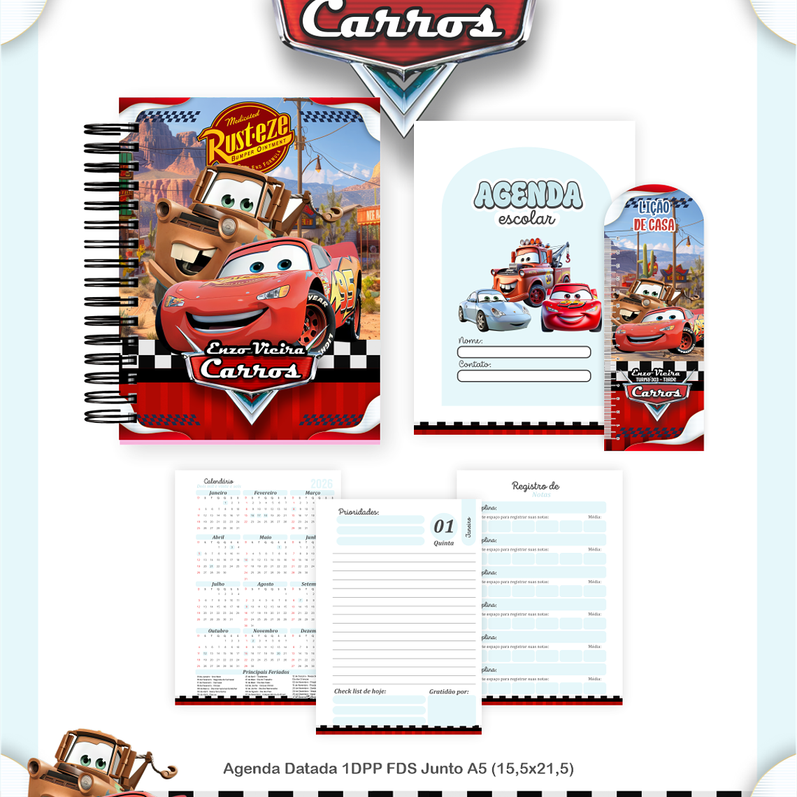 Arquivo Combo Escolar Carros 4