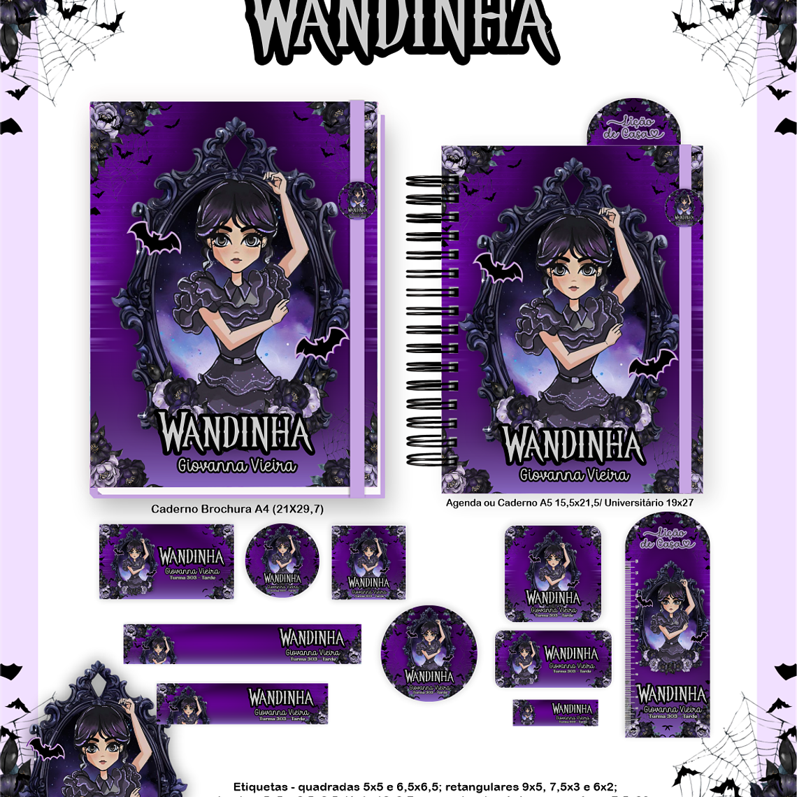 Arquivo Combo Escolar  Wandinha 4