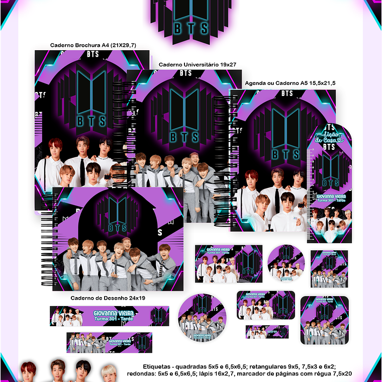 Arquivo Combo Escolar BTS 1