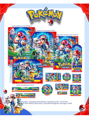 Arquivo Combo Escolar Pokemon