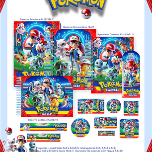 Arquivo Combo Escolar Pokemon