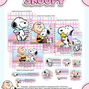 Arquivo Combo Escolar Snoopy
