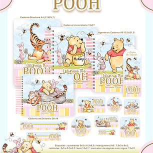 Arquivo Combo Escolar Ursinho Pooh