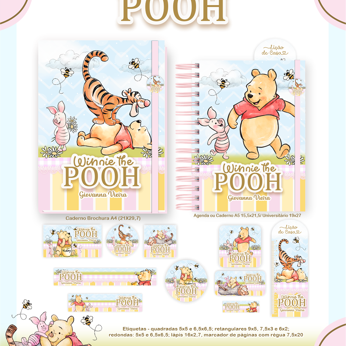 Arquivo Combo Escolar Ursinho Pooh 5