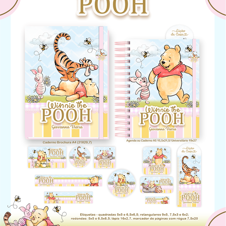 Arquivo Combo Escolar Ursinho Pooh 5