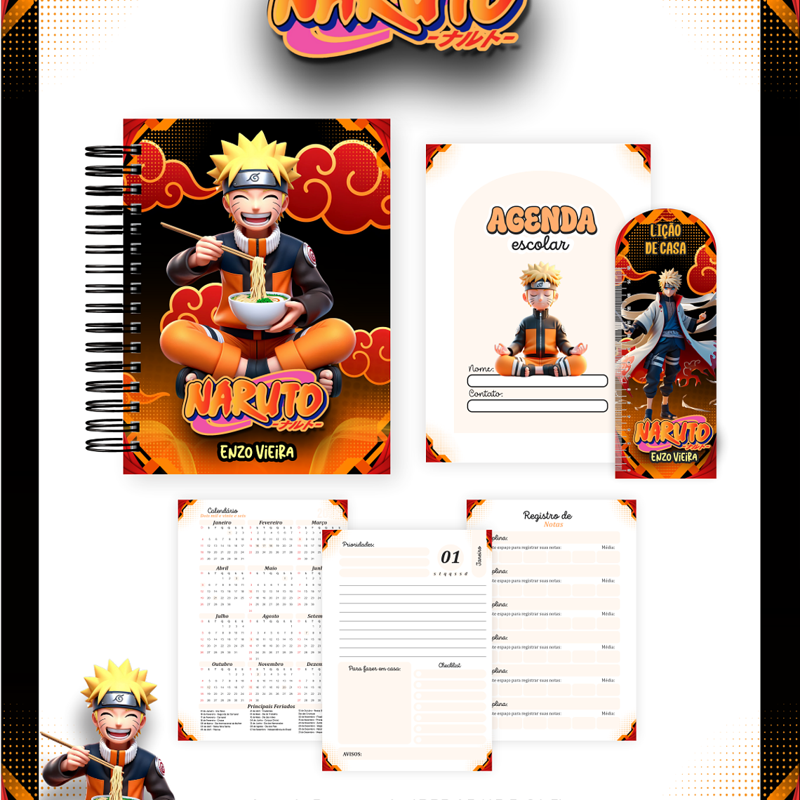 Arquivo Combo Escolar Naruto 4