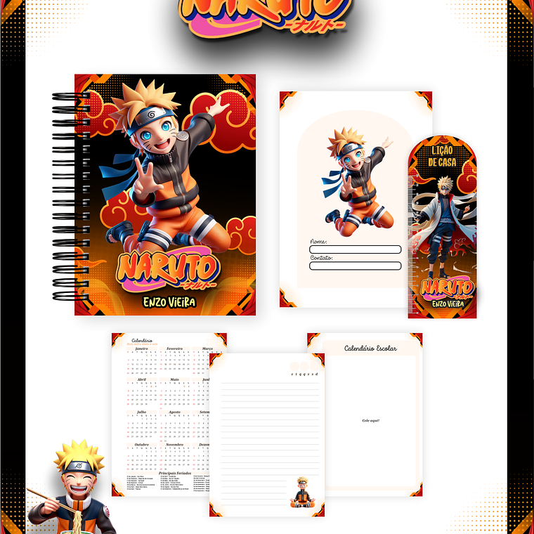 Arquivo Combo Escolar Naruto 5
