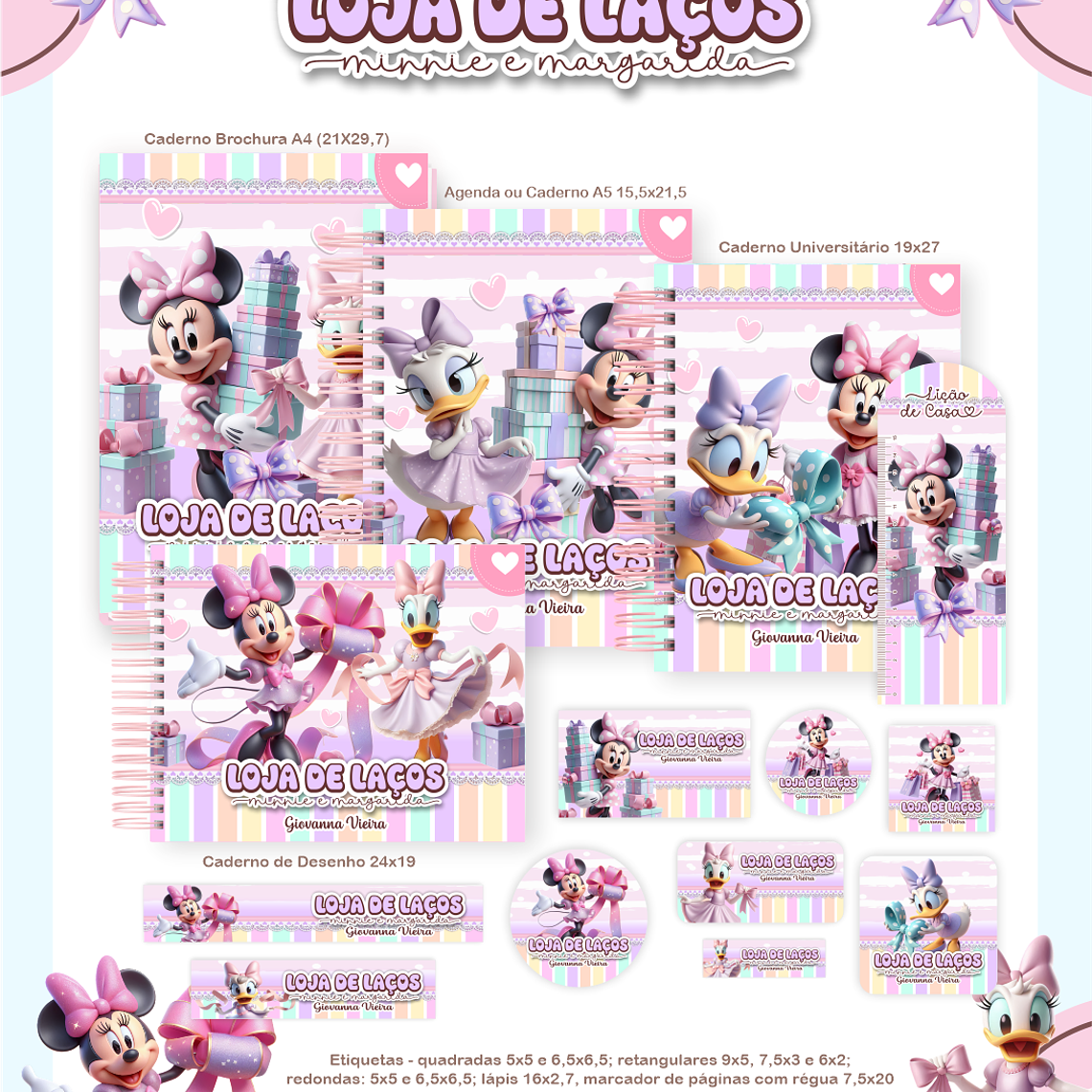 Arquivo Combo Escolar Loja de Laços 1