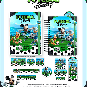 Arquivo Combo Escolar Futebol Disney
