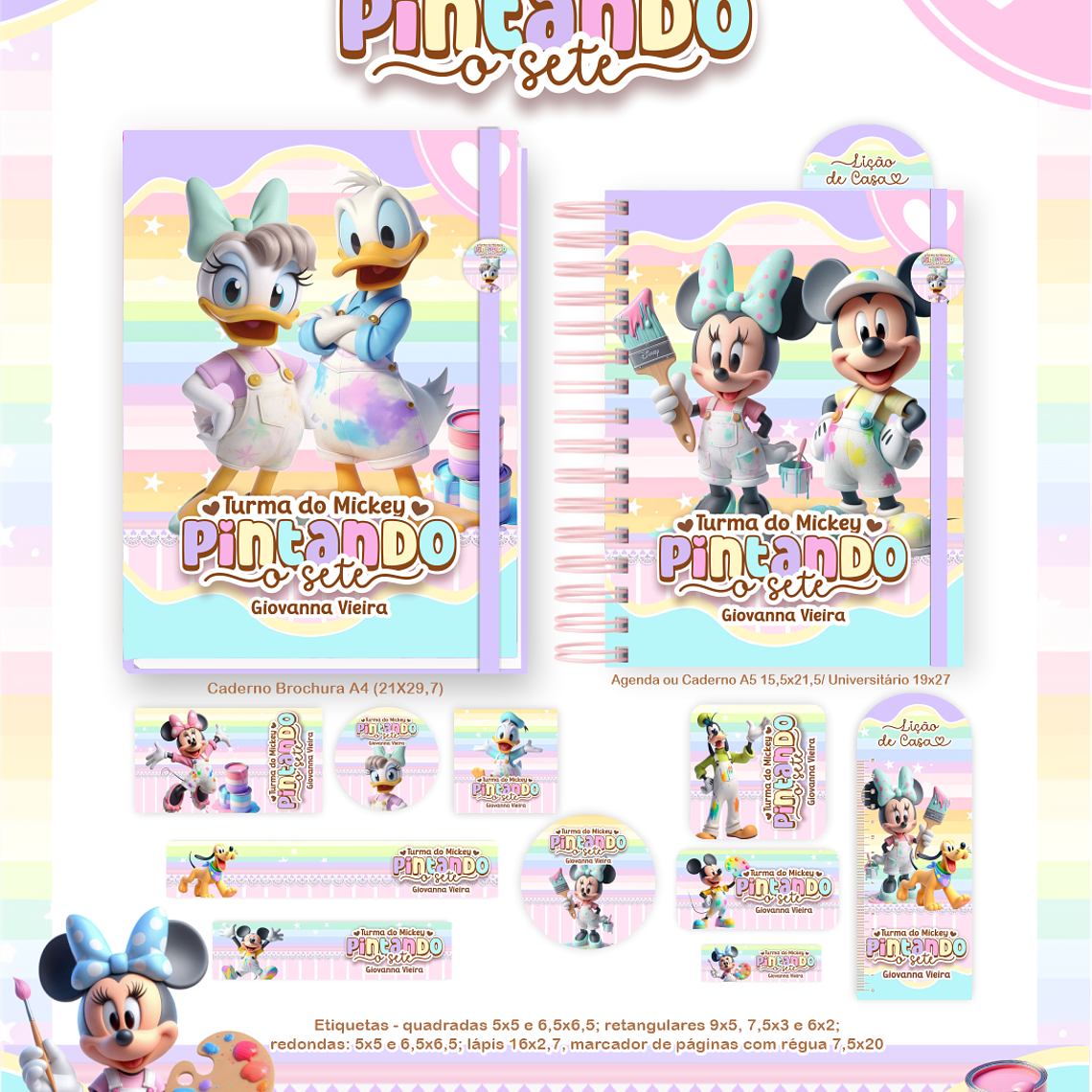 Arquivo Combo Escolar Turma do Mickey Pintando o 7 2