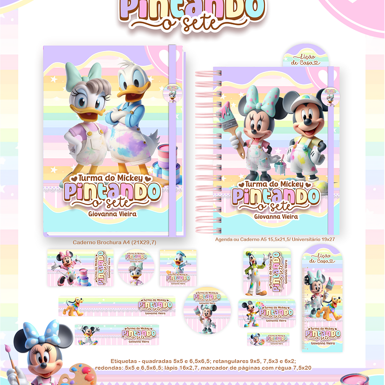 Arquivo Combo Escolar Turma do Mickey Pintando o 7 2